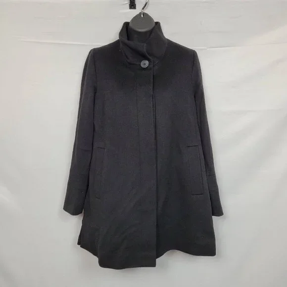 FLEURETTE Jackets Coats Fleurette Womens Stand Collar Wool